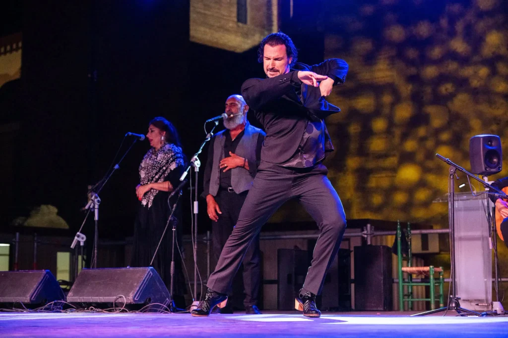 Baile en el IX Festival de Cante Flamenco La Naranjá de Palma de la Peña Cultural Flamenca La Soleá de Palma del Rio