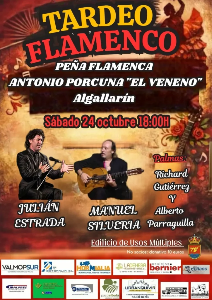 Tardeo Flamenco Peña Flamenca El Veneno 24 de Octubre