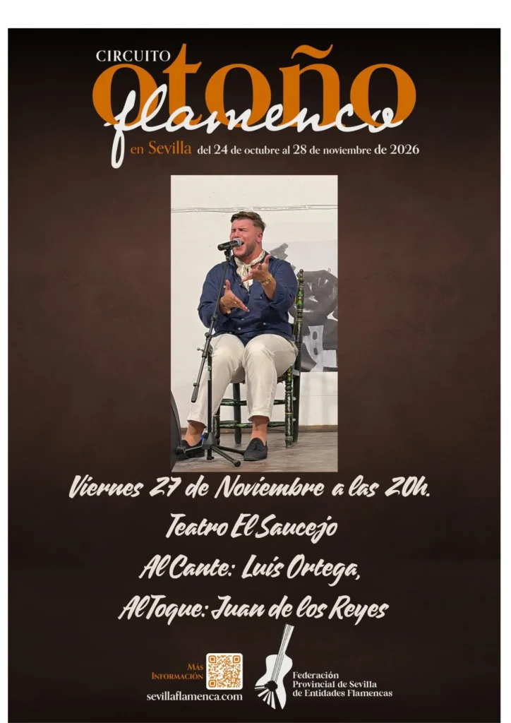 Cartel Otoño Flamenco 27 de Noviembre Peña Cultural Flamenca El Sauce