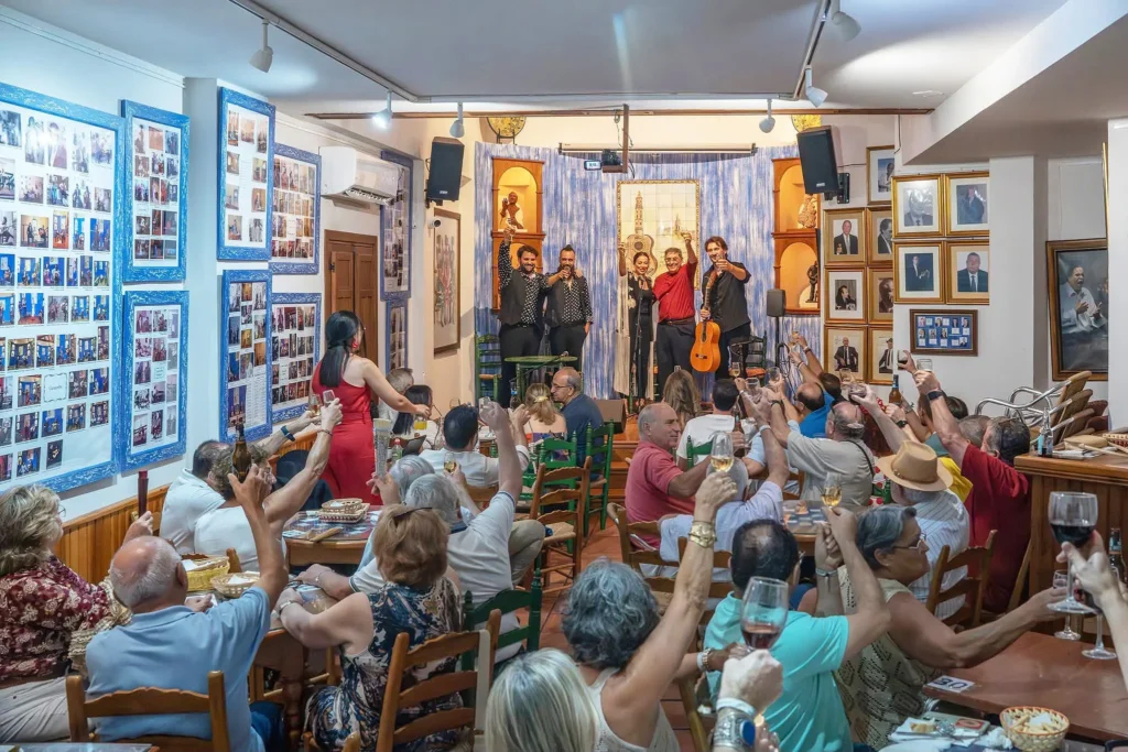 Fotografía General del Recital Flamenco de la Feria de 2026 en la Peña La Pajarona