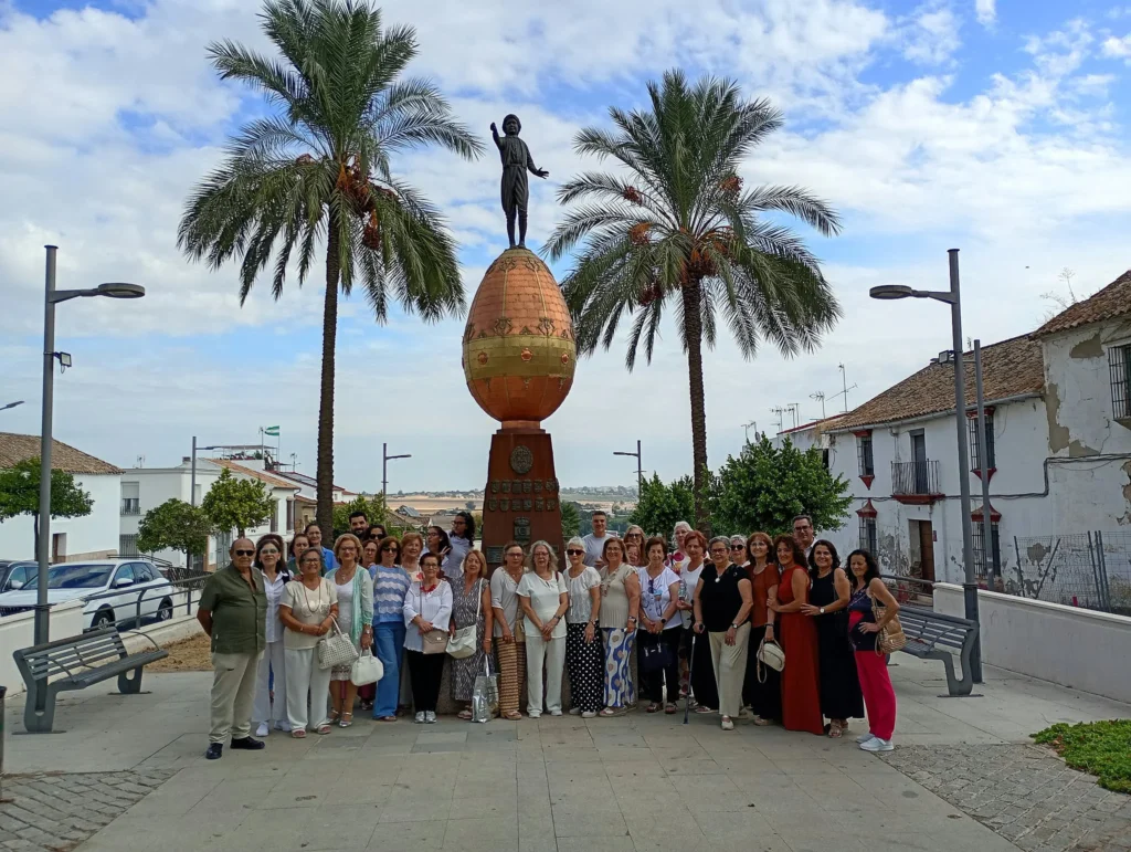 Fotografía de la visita por La Carlota de la Ruta Flamenca La Carlota