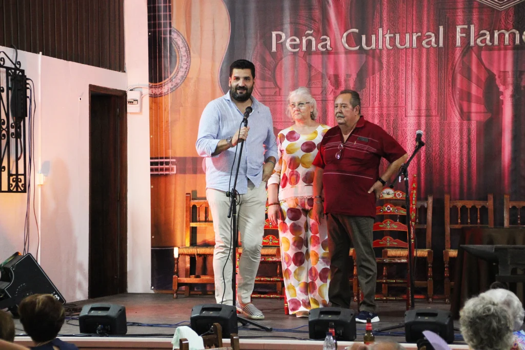 Fotografía de los Presidentes de la Ruta Flamenca La Carlota