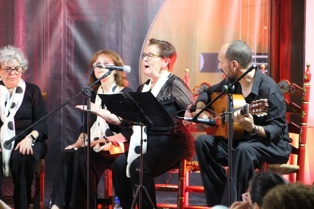 Fotografía del cante de la Ruta Flamenca La Carlota