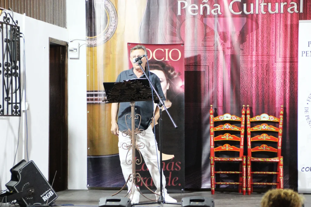 Fotografía de la presentación 3º Festival de Copla en las Peñas Flamencas