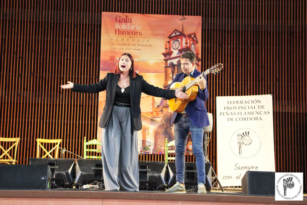 gala flamenca solidaria en Adamuz