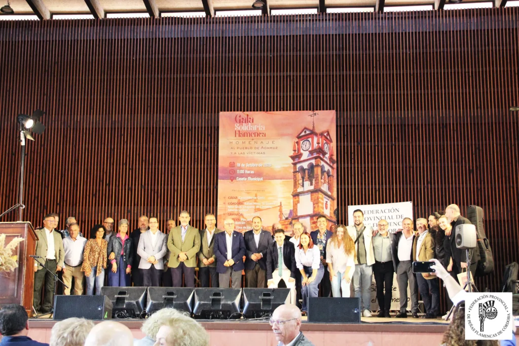 gala flamenca solidaria en Adamuz